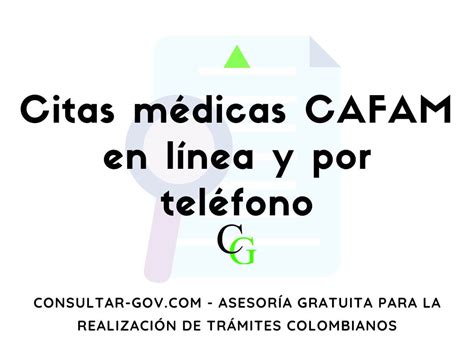 Cómo sacar citas médicas en Cafam por internet:。